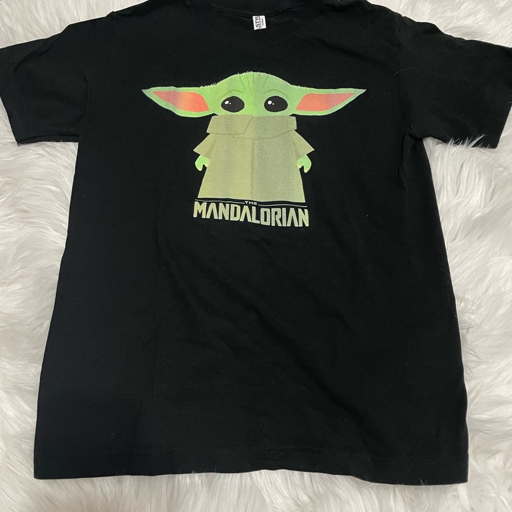 Black Mandalorian Tee Short Sleeve